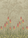 Florale Tapete Upper Brook Street von Little Greene - Midi