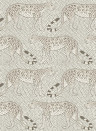 Cole & Son Wallpaper Leopard Walk White/ Black