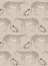 Cole & Son Wallpaper Leopard Walk Stone