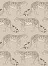 Cole & Son Wallpaper Leopard Walk Stone