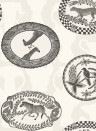 Cole & Son Wallpaper Matrinah Black/ White