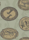 Cole & Son Wallpaper Matrinah Gold/ Olive