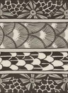 Bordüre Ardmore Border von Cole & Son - Black/ White