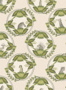 Cole & Son Wallpaper Ardmore Cameos Grey/ Green