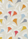 Scion Wallpaper Noukku Watermelon/ Tangerine/ Slate