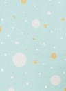 Majvillan Carta da parati Confetti - Soft Turquoise/ Yellow/ Light Pink/ Cream White