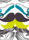 MINDTHEGAP Wallpaper Different Moustaches WP20089