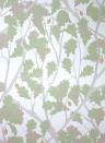 Osborne & Little Carta da parati Feuille de Chene - Ivory/ Pistachio