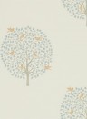 Sanderson Papier peint Bay Tree - Copper/ Denim