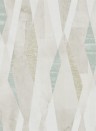 Harlequin Wallpaper Vertices Teal/ Stone