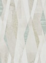 Harlequin Wallpaper Vertices Teal/ Stone