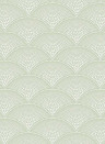 Cole & Son Wallpaper Feather Fan Icons Old Olive