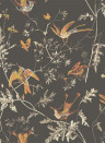 Tapete Hummingbirds Icons v. Cole & Son - Charcoal & Ginger