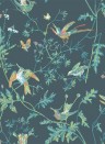 Cole & Son Wallpaper Hummingbirds Icons Viridian