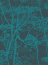 Cole & Son Wallpaper Cow Parsley Icons Teal