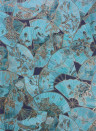 Matthew Williamson Wallpaper Fandare Teal/ Old Gold