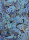 Matthew Williamson Wallpaper Fandare Electric Blue/ Gold