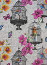 Matthew Williamson Wallpaper Orangery Ivory/ Pink/ Orange/ Cobalt