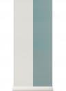 Ferm Living Wallpaper Thick Lines Dusty Blue/ Offwhite