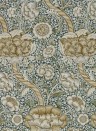 Morris & Co Papier peint Wandle - Forest/ Mustard