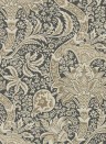 Morris & Co Carta da parati Indian - Charcoal/ Nickel