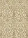 Morris & Co Papier peint Snakeshead - Gold/ Linen