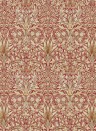 Morris & Co Papier peint Snakeshead - Madder/ Gold
