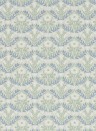 Morris & Co Papier peint Morris Bellflowers - Grey/ Fennel