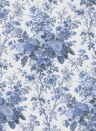 Blumentapete Porcelain von Rebel Walls - Blue