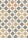 Cole & Son Wallpaper Zellige Spice & Charcoal
