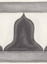 Bordüre Zellige Border von Cole & Son - Soot & Snow
