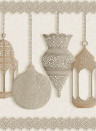 Laternen Bordüre Fez von Cole & Son - Gilver & Parchment