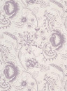 Little Greene Papier peint Woodblock Mono - Plum