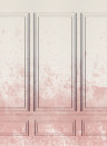 Rebel Walls Carta da parati panoramica Patinated Panels - Pink