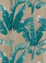 Osborne & Little Wallpaper Palmaria Bronze/ Teal