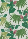 Osborne & Little Wallpaper Vernazza Ivory/ Emerald/ Pink
