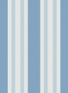 Cole & Son Papier peint Polo Stripe - Blue
