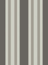 Cole & Son Wallpaper Polo Stripe Black/ Stone