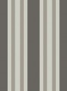 Cole & Son Wallpaper Polo Stripe Black/ Stone