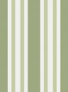 Cole & Son Wallpaper Polo Stripe Leaf Green