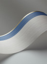 Cole & Son Wallpaper Jaspe Border White/ Blue & Gold