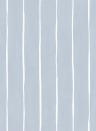 Cole & Son Papier peint Marquee Stripe - pale blue