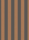 Cole & Son Wallpaper Regatta Stripe Tan & Black