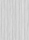 Cole & Son Papier peint Croquet Stripe - Soft Grey