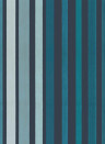 Cole & Son Wallpaper Carousel Stripe Ink & Blues