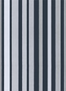 Cole & Son Wallpaper Carousel Stripe Silver/ Charcoal