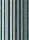 Cole & Son Wallpaper Carousel Stripe Viridian & Greens