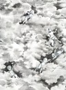 Rebel Walls Papier peint panoramique Chubby Cherubs - Black/ White