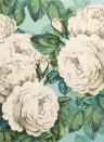 John Derian Wallpaper The Rose Swedish Blue