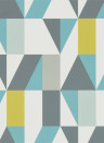 Scion Wallpaper Nuevo Marine/ Midnight/ Kiwi